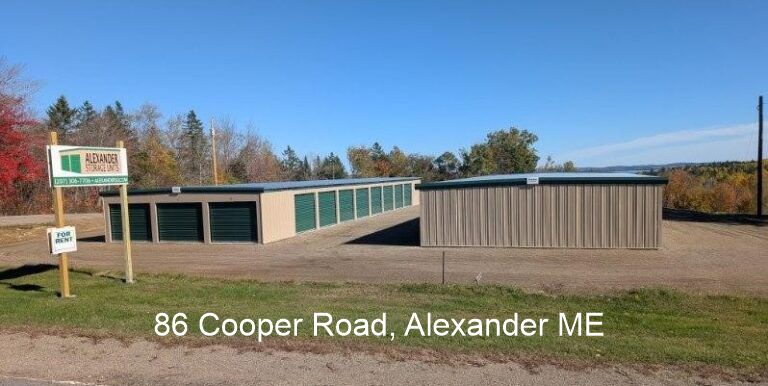 Alexander Storage Units facility front view